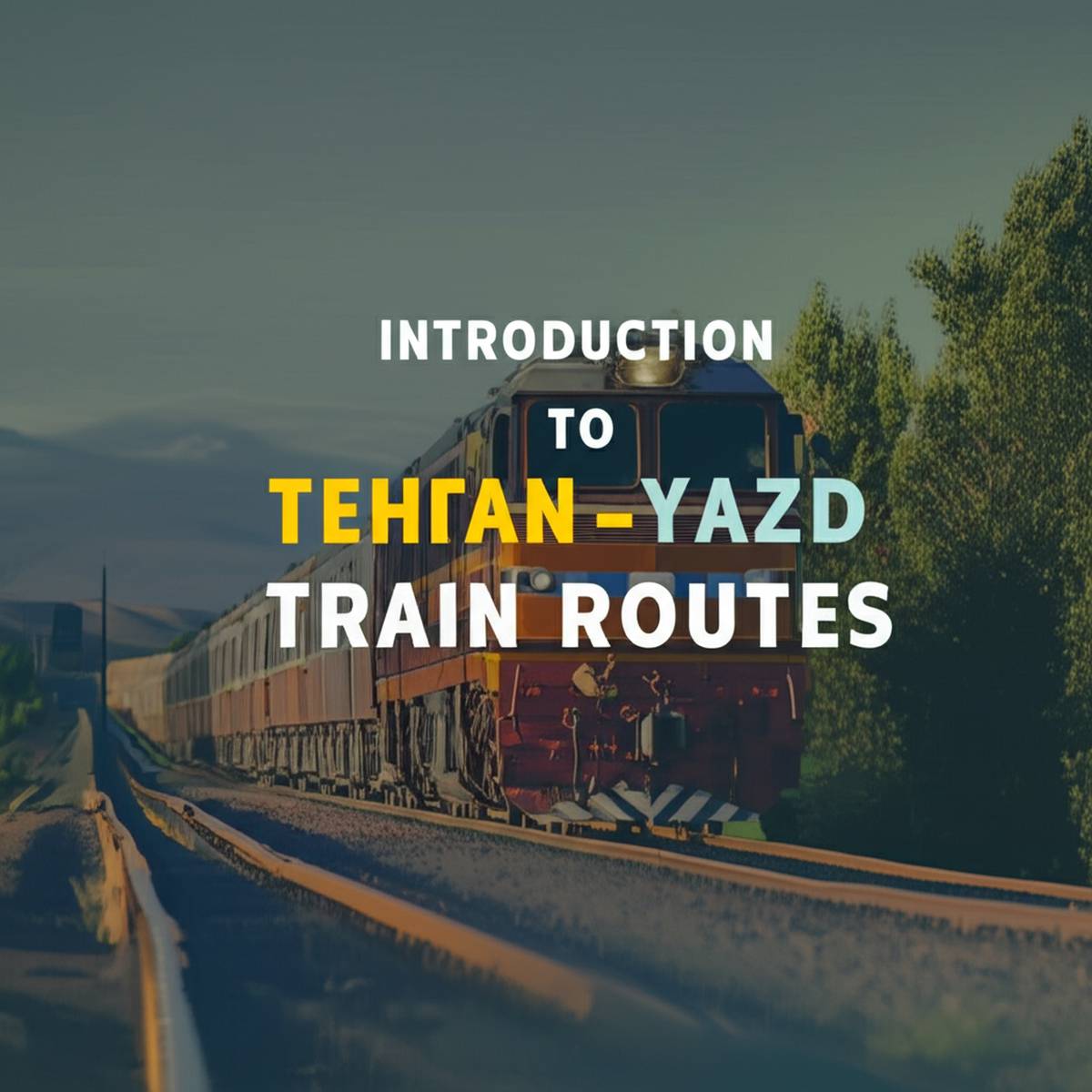 معرفی قطارهای مسیر تهران یزد