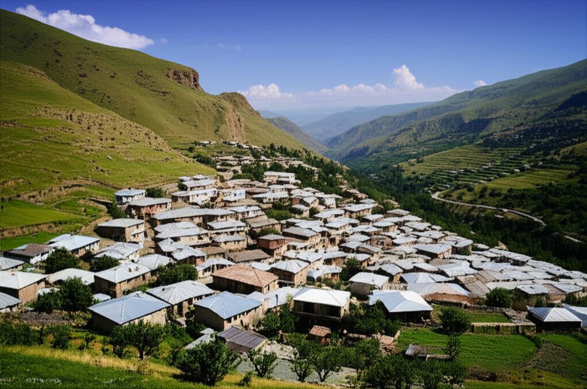 معرفی روستای هانی گرمله کردستان