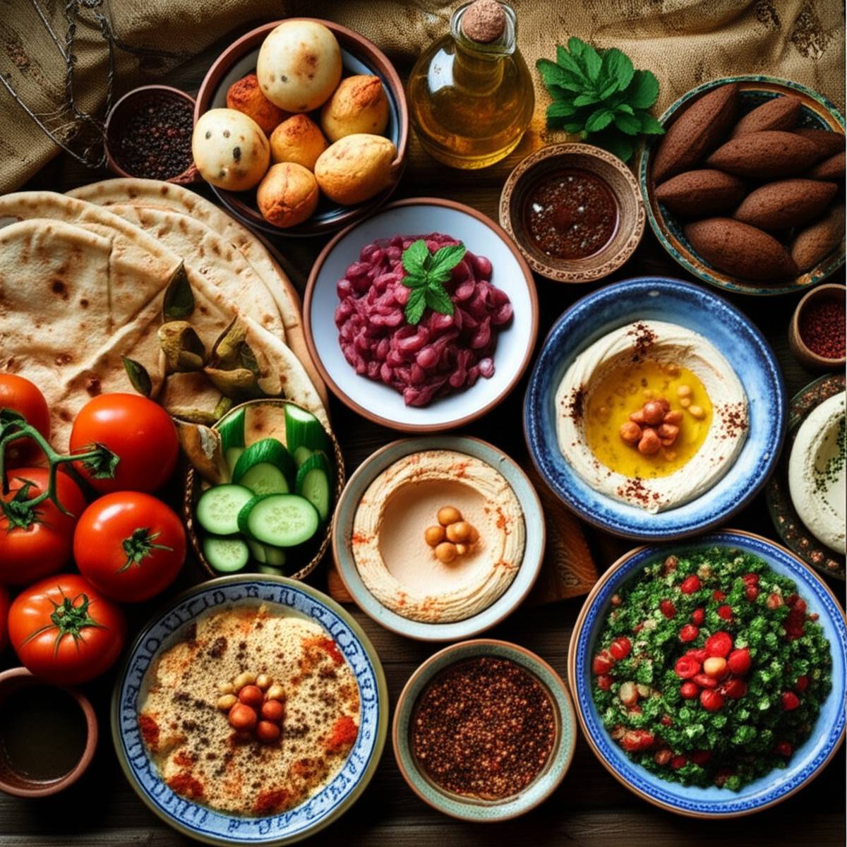معرفی غذاهای لبنانی