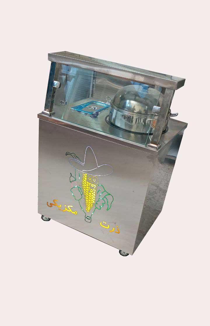 دستگاه ذرت مکزیکی استیل