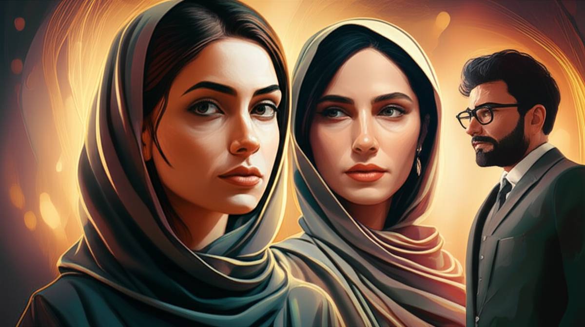 خلاصه کامل کتاب دو زن و یک مرد (بنت الهدی الصدر)